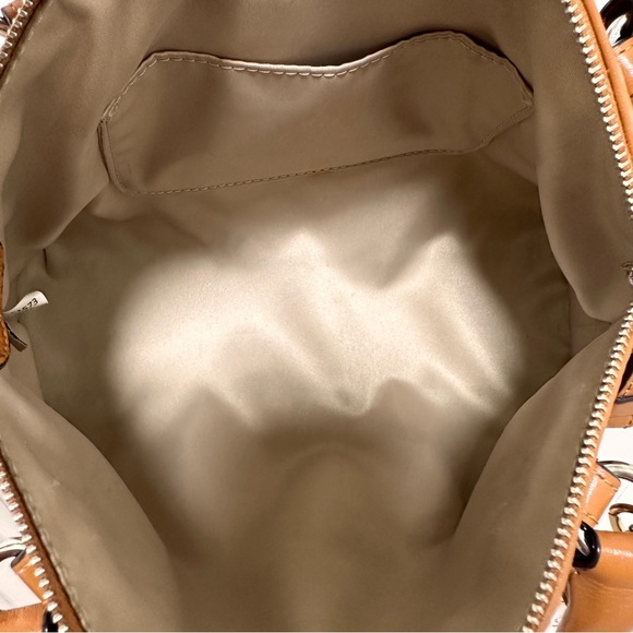 Coach Madison Mini Satchel in Smooth Camel Brown Leather - Picture 11 of 12